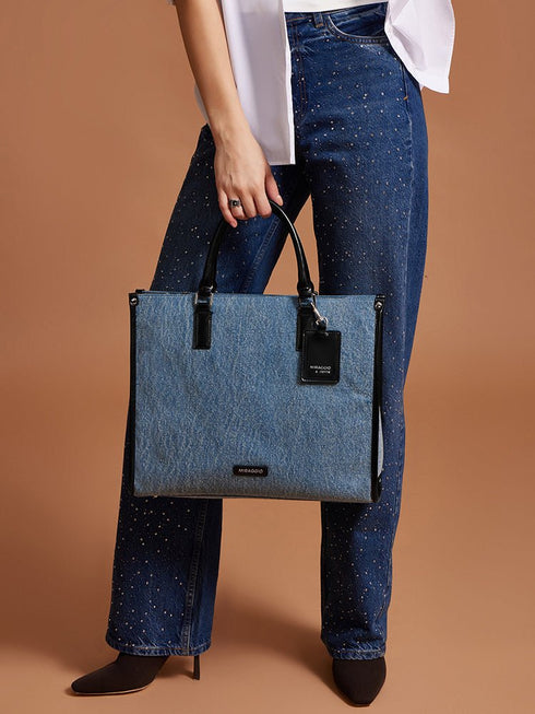 Denice Denim Tote Bag